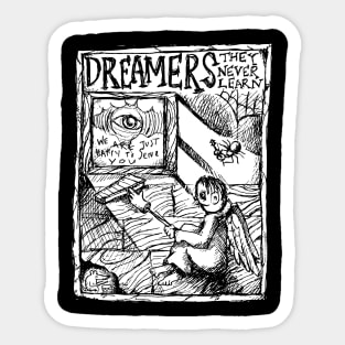 Day Dreaming - Illustrated Lyrics Sticker